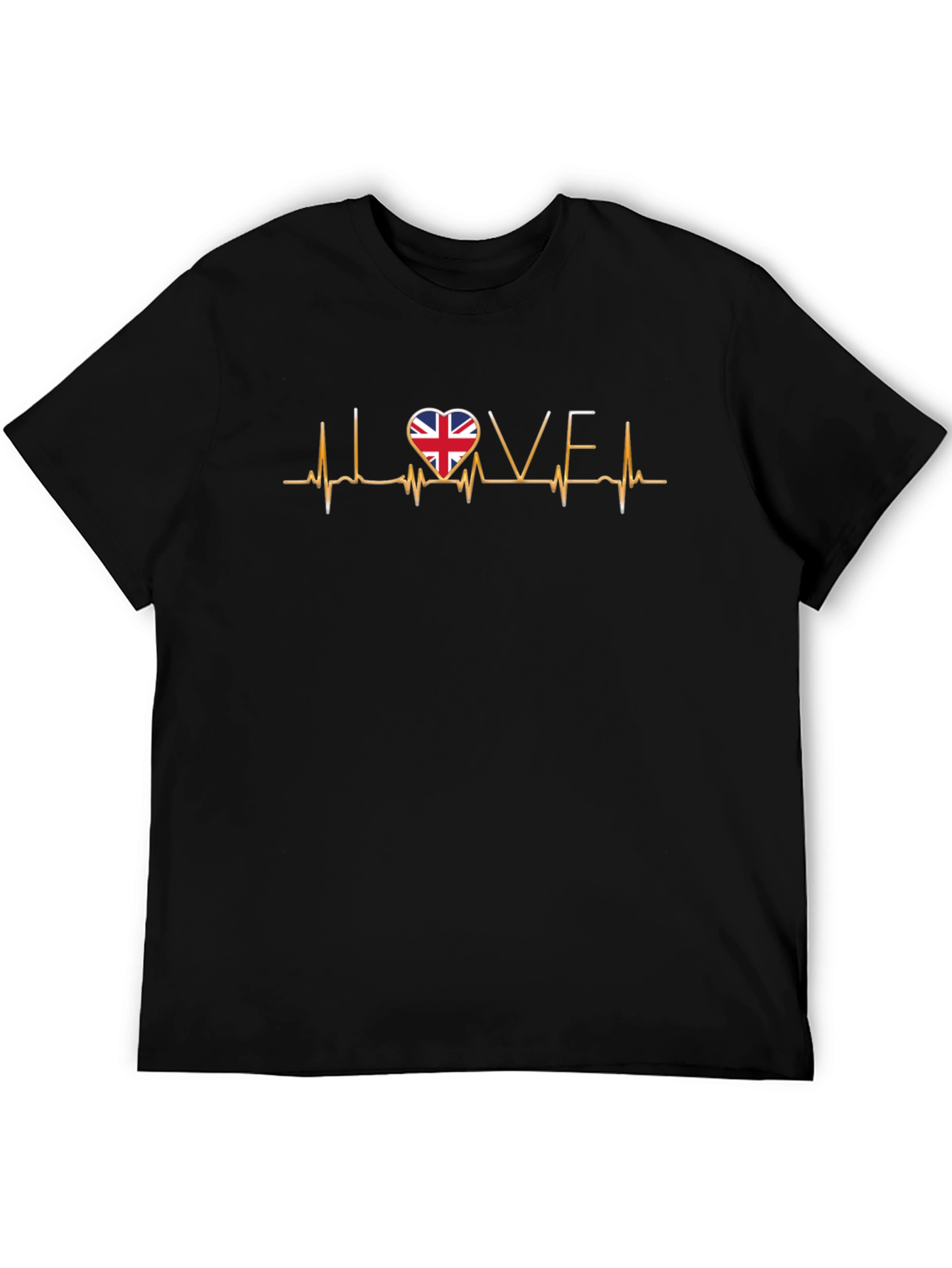 Union Jack Love Heartbeat T-Shirt