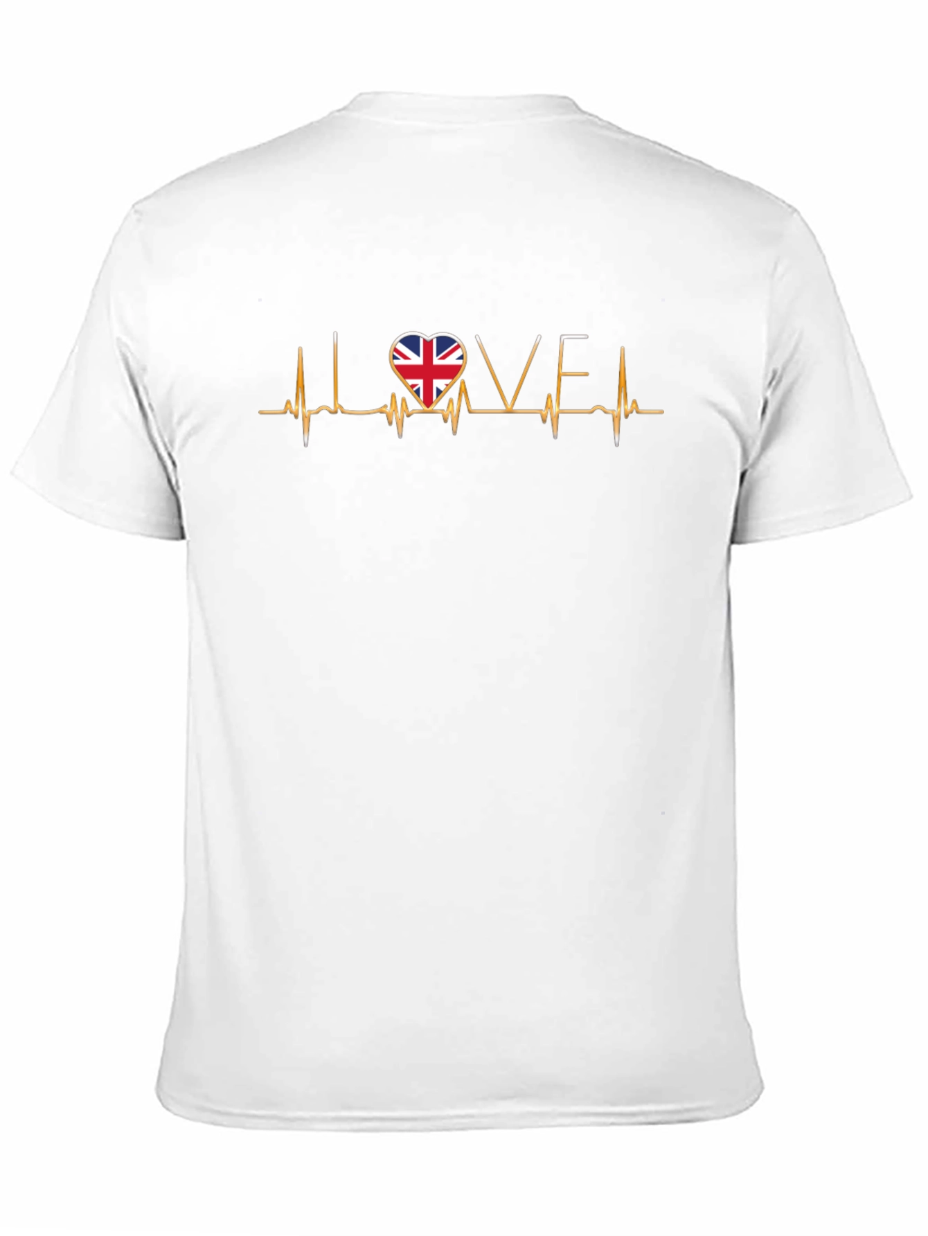 Union Jack Love Heartbeat T-Shirt