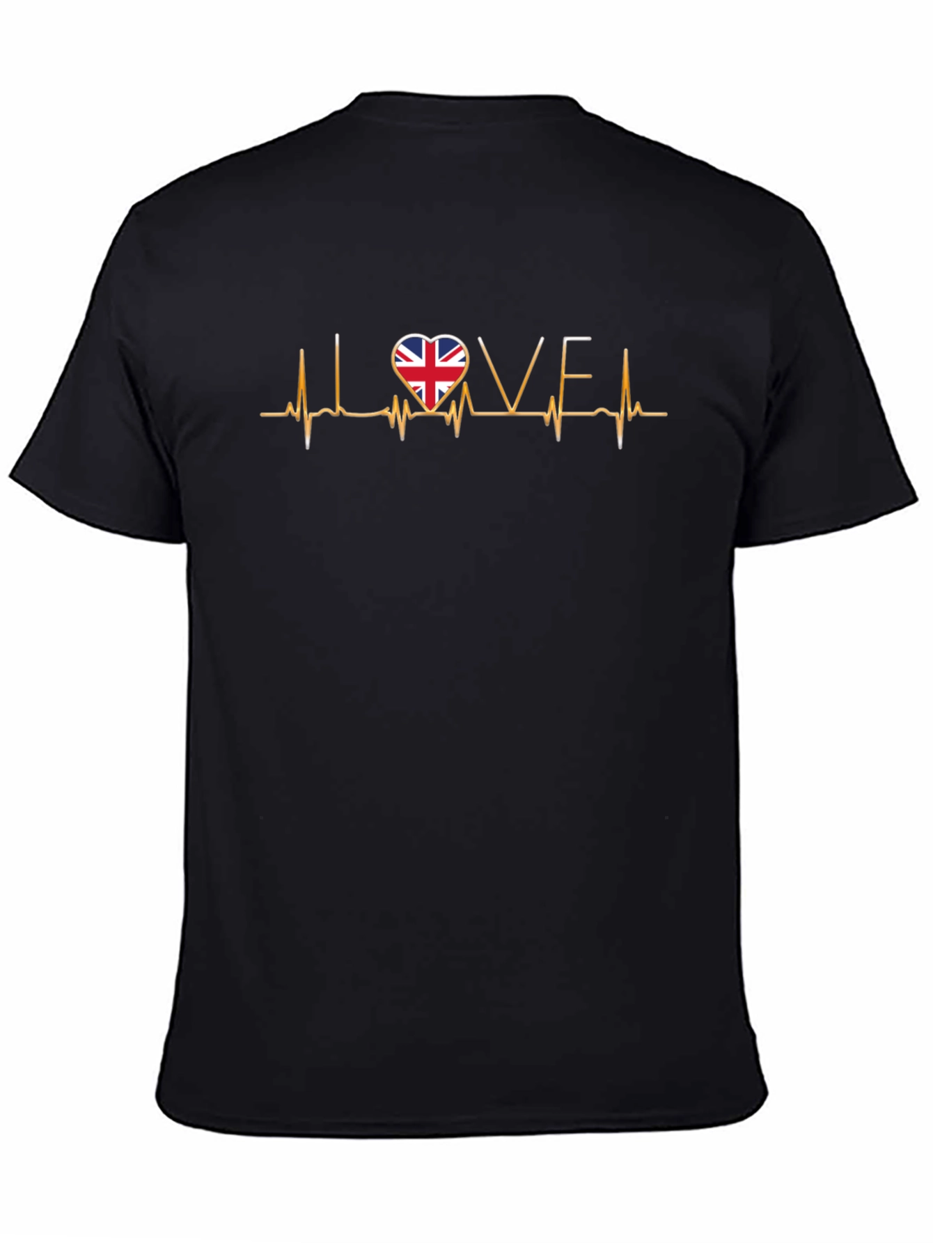 Union Jack Love Heartbeat T-Shirt