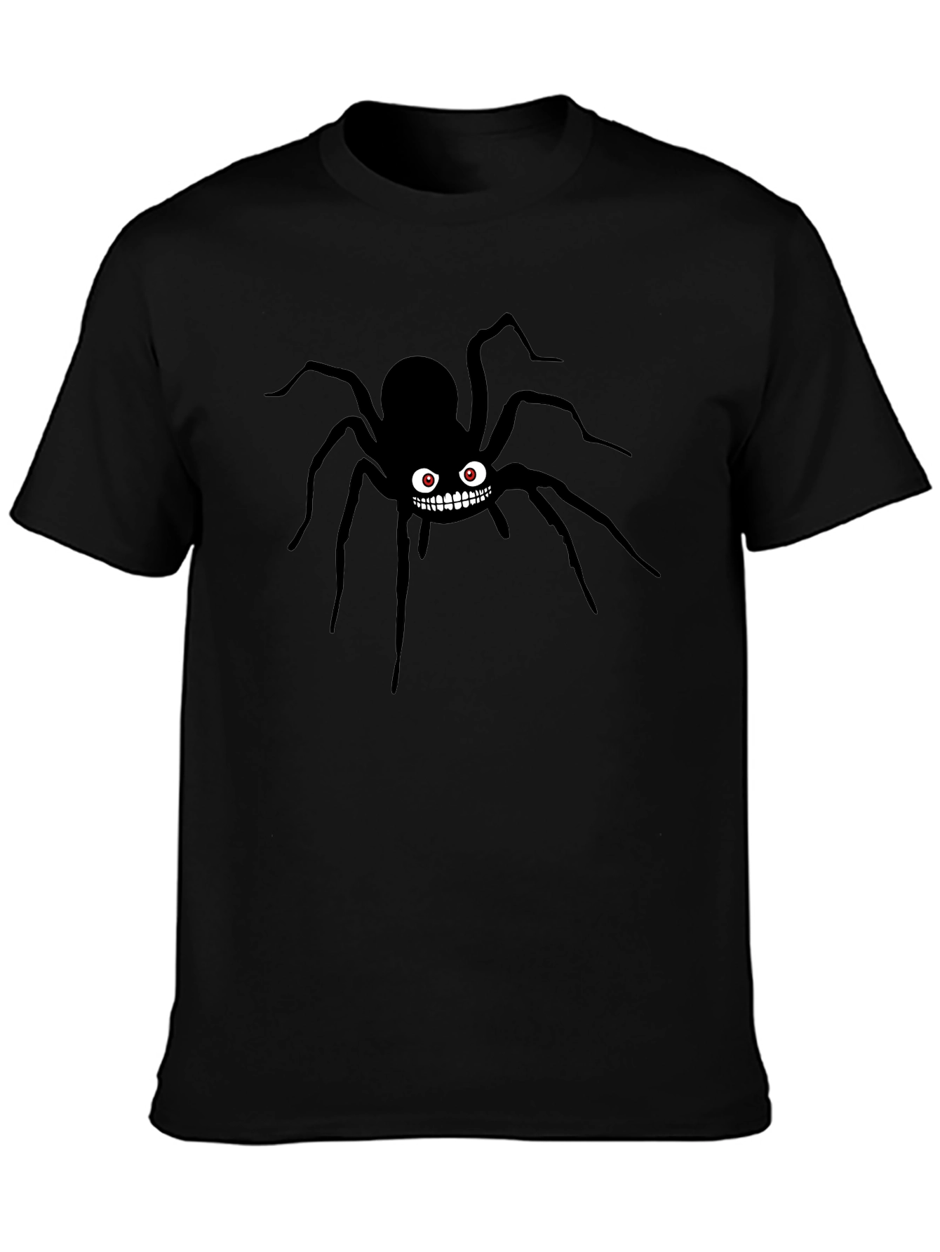 Creepy Spider Graphic Tee - Halloween Ready