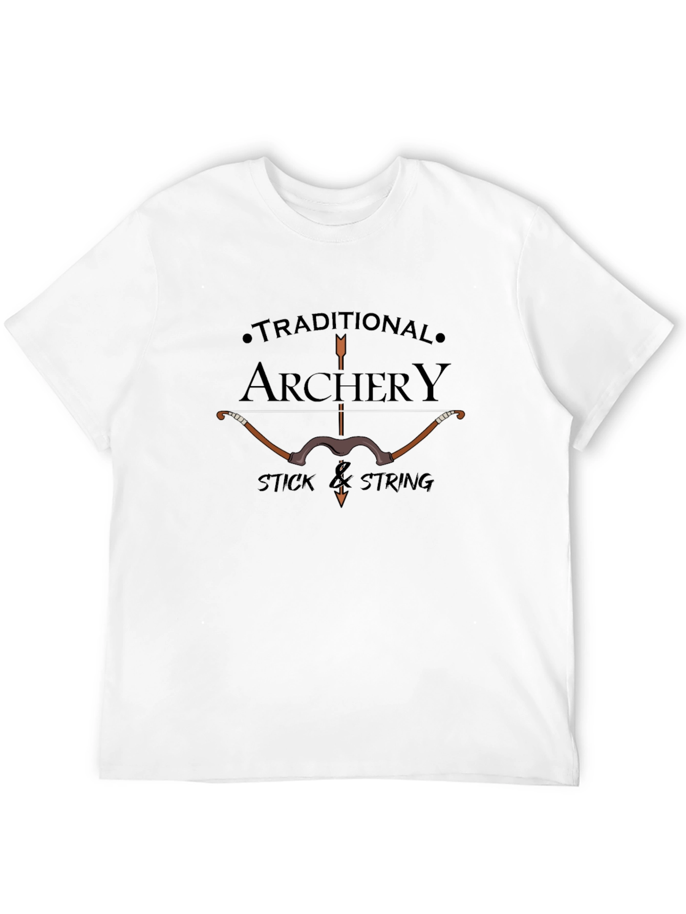 Traditional Archery T-Shirt - Stick and String Bow Tee