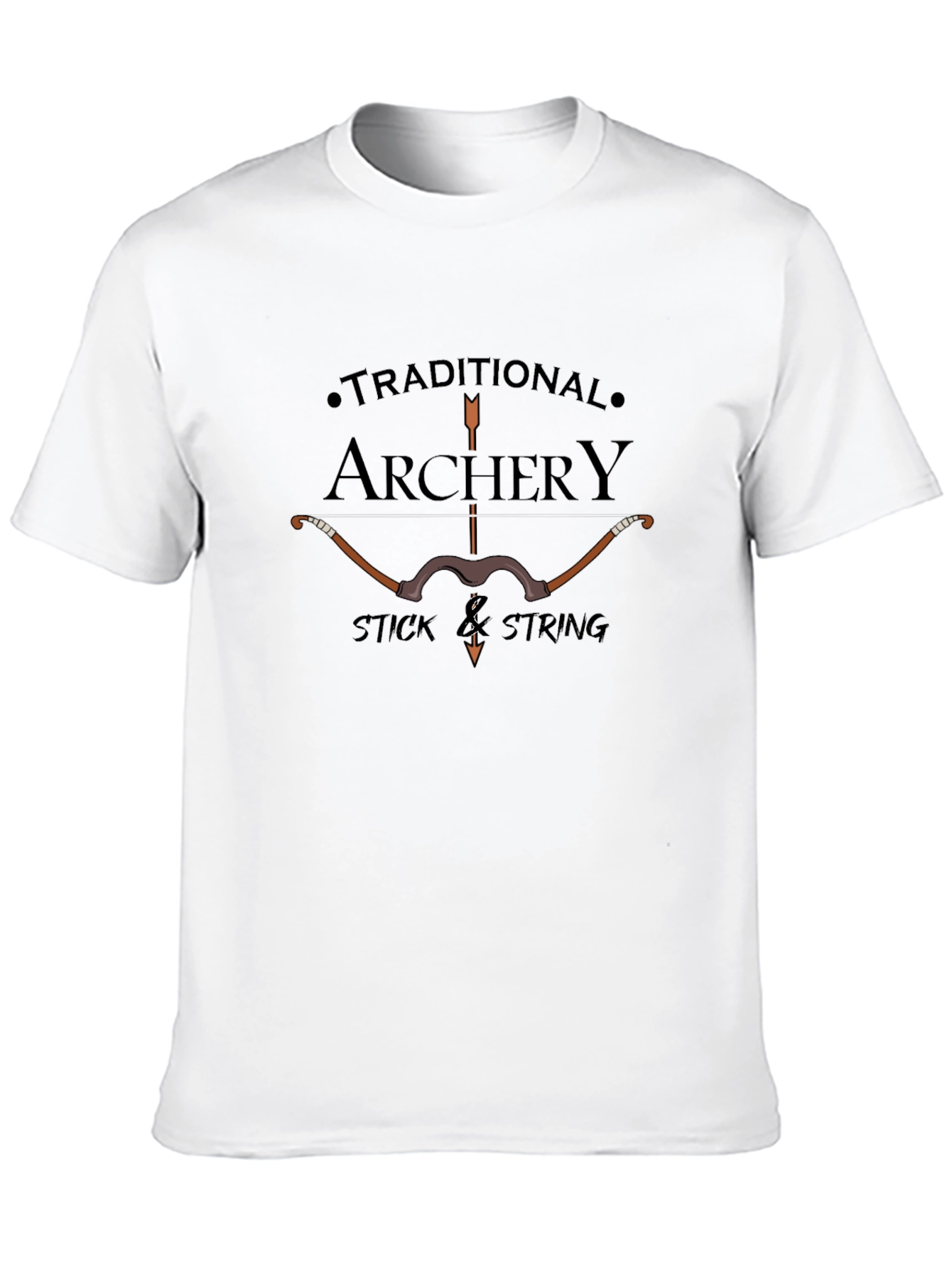 Traditional Archery T-Shirt - Stick and String Bow Tee