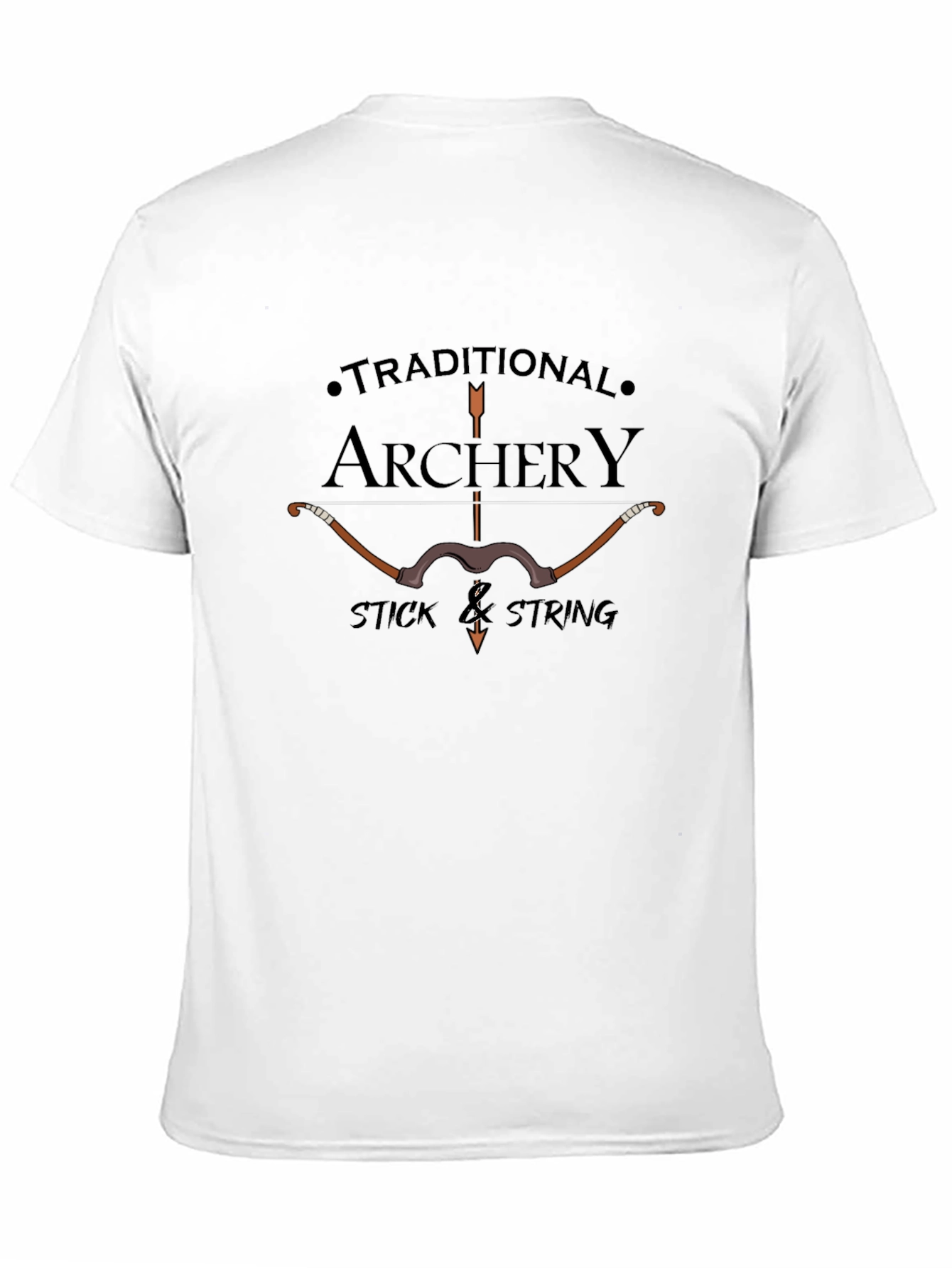 Traditional Archery T-Shirt - Stick and String Bow Tee