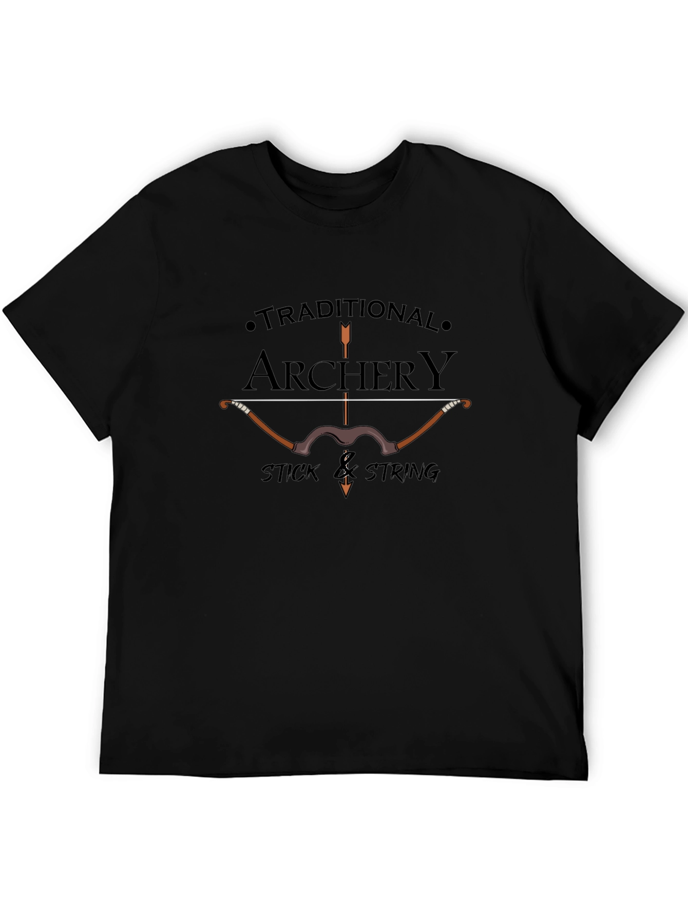Traditional Archery T-Shirt - Stick and String Bow Tee
