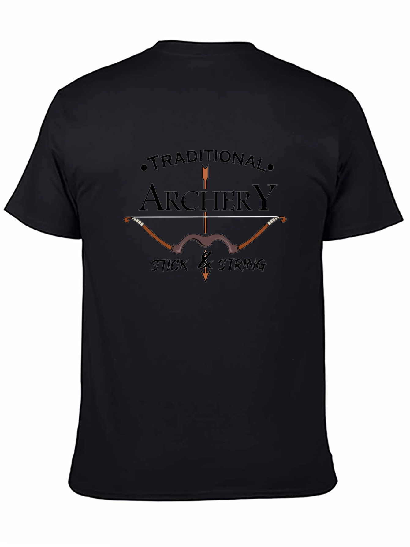 Traditional Archery T-Shirt - Stick and String Bow Tee
