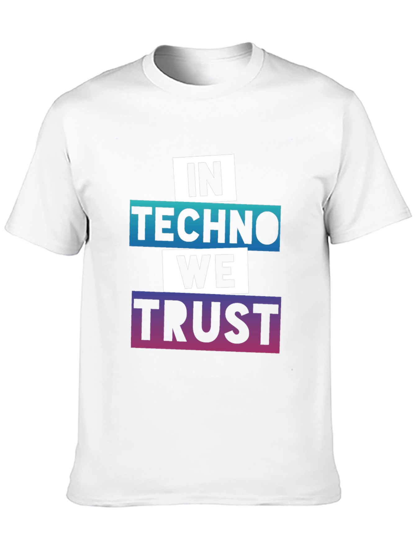 In Techno We Trust Graphic Tee