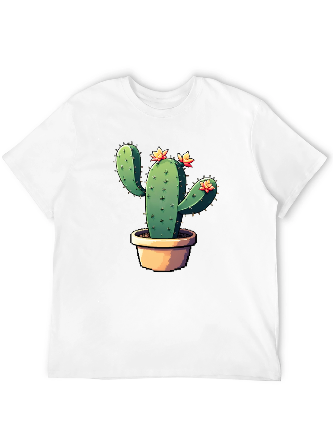 Cactus Graphic Black T-Shirt