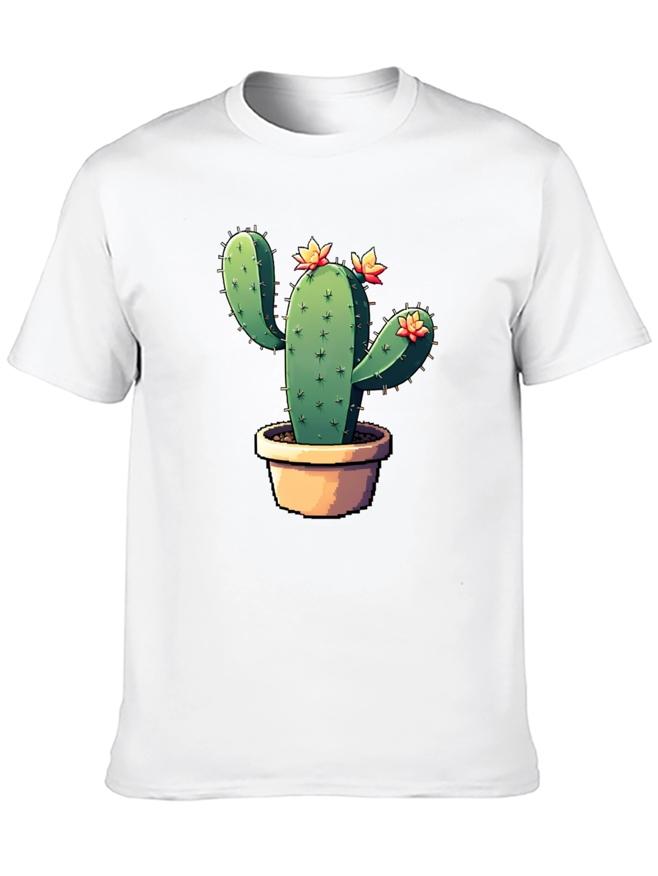 Cactus Graphic Black T-Shirt