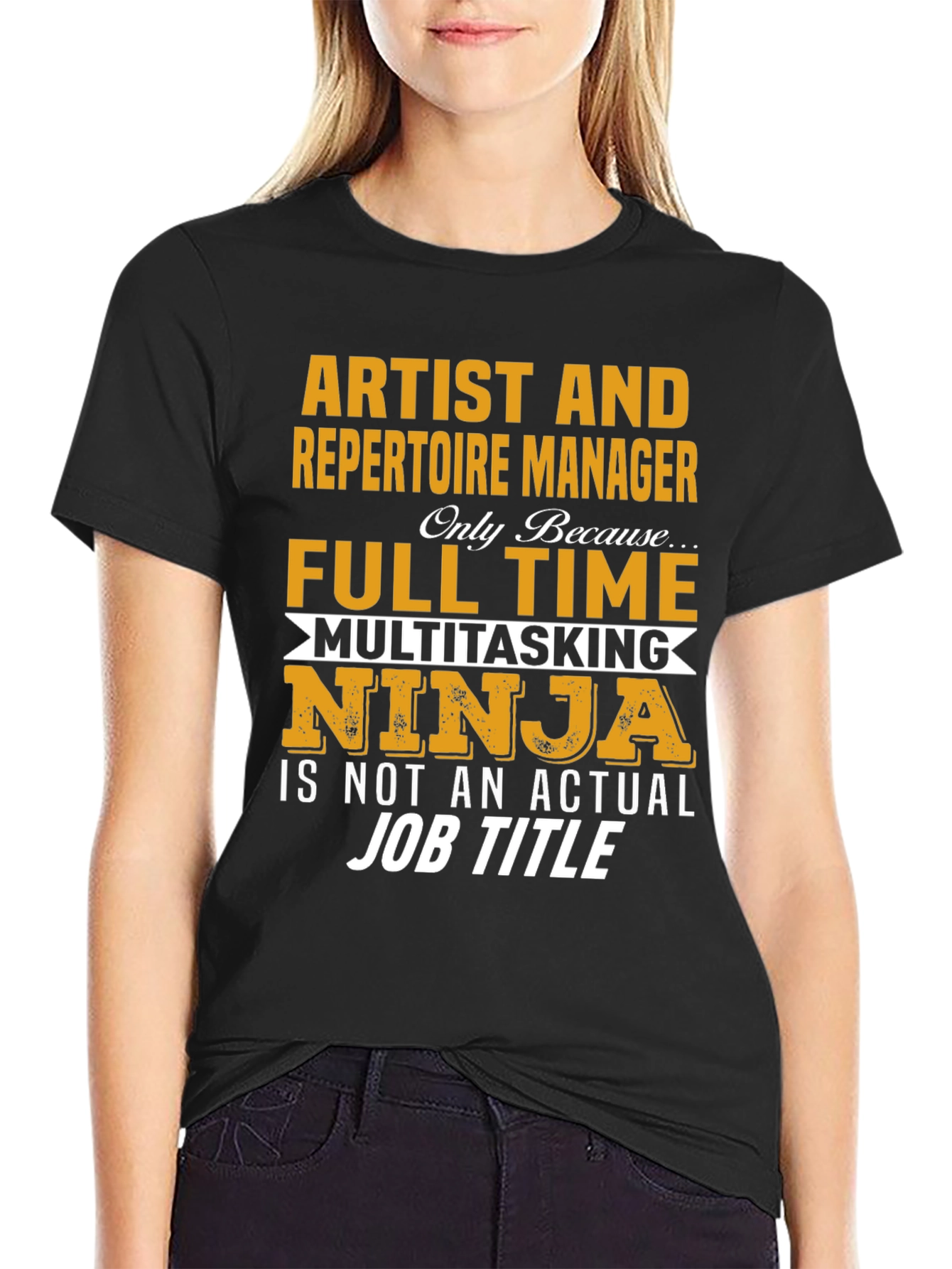 Artist & Repertoire Manager T-Shirt: Multitasking Ninja