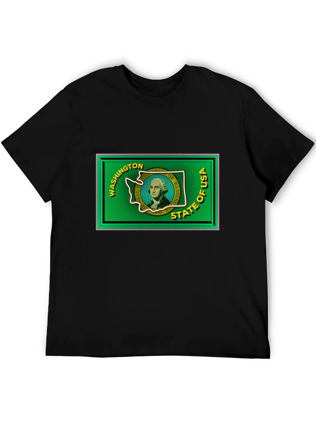 Washington State Flag Graphic T-Shirt