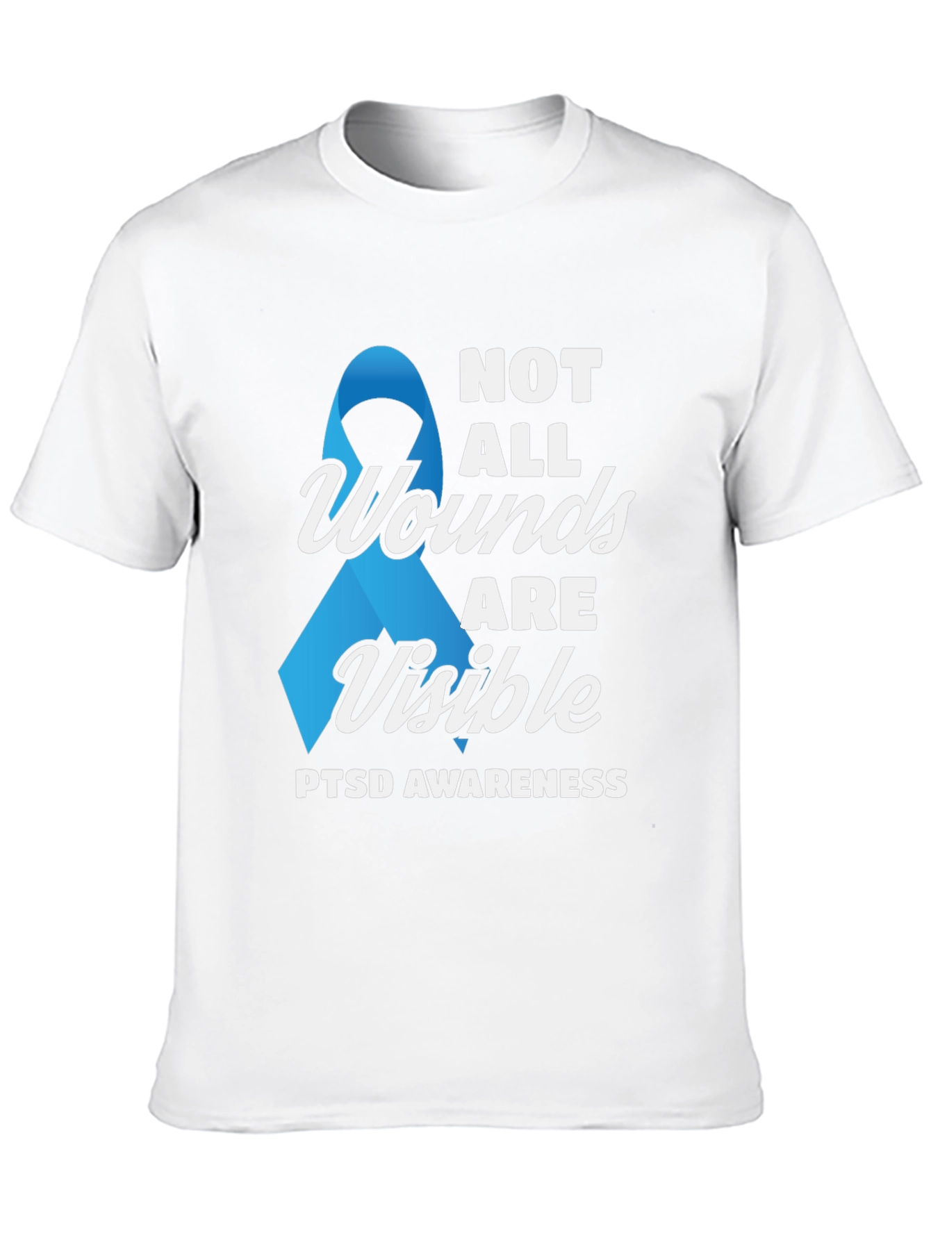 PTSD Awareness T-Shirt - Not All Wounds Are Visible
