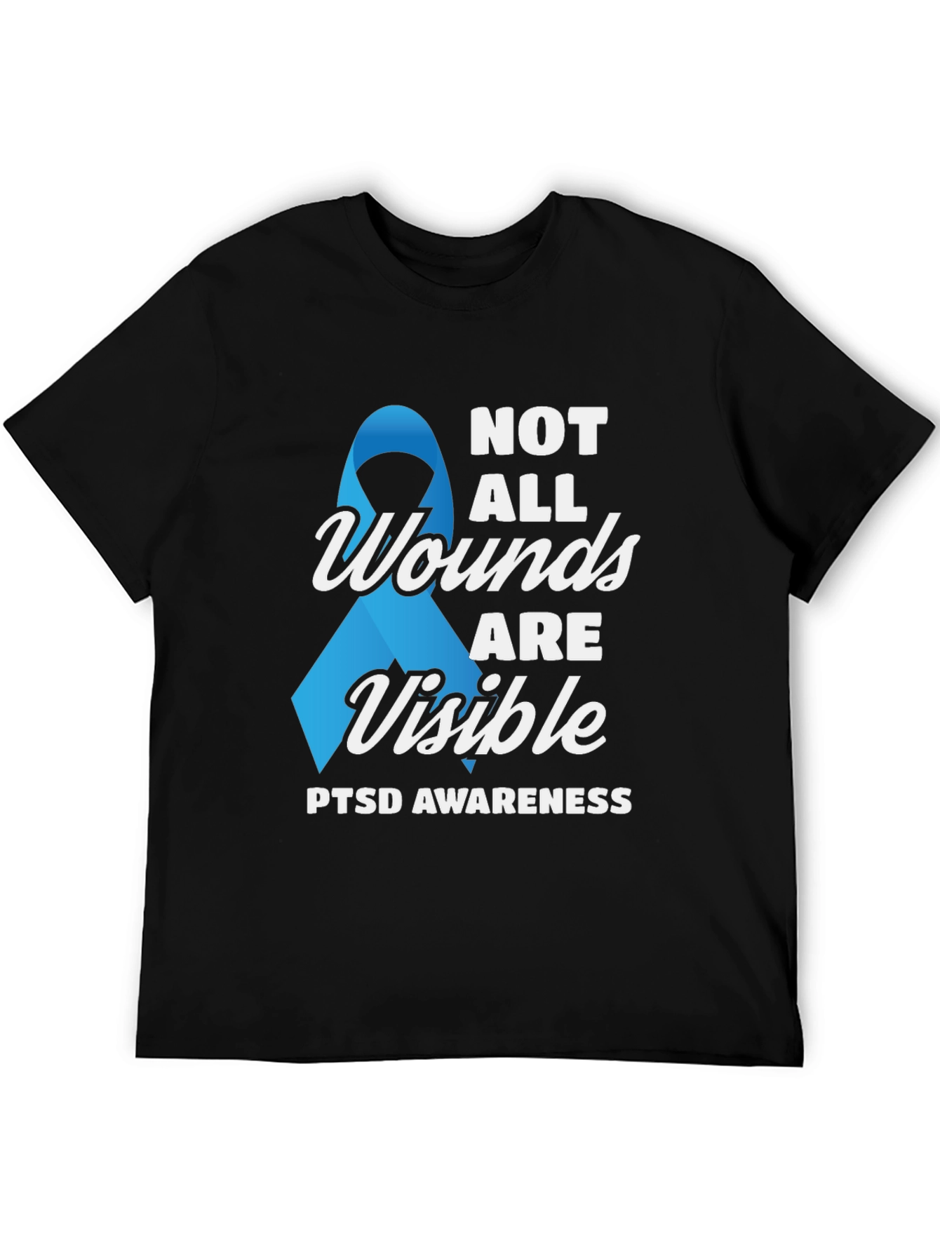 PTSD Awareness T-Shirt - Not All Wounds Are Visible