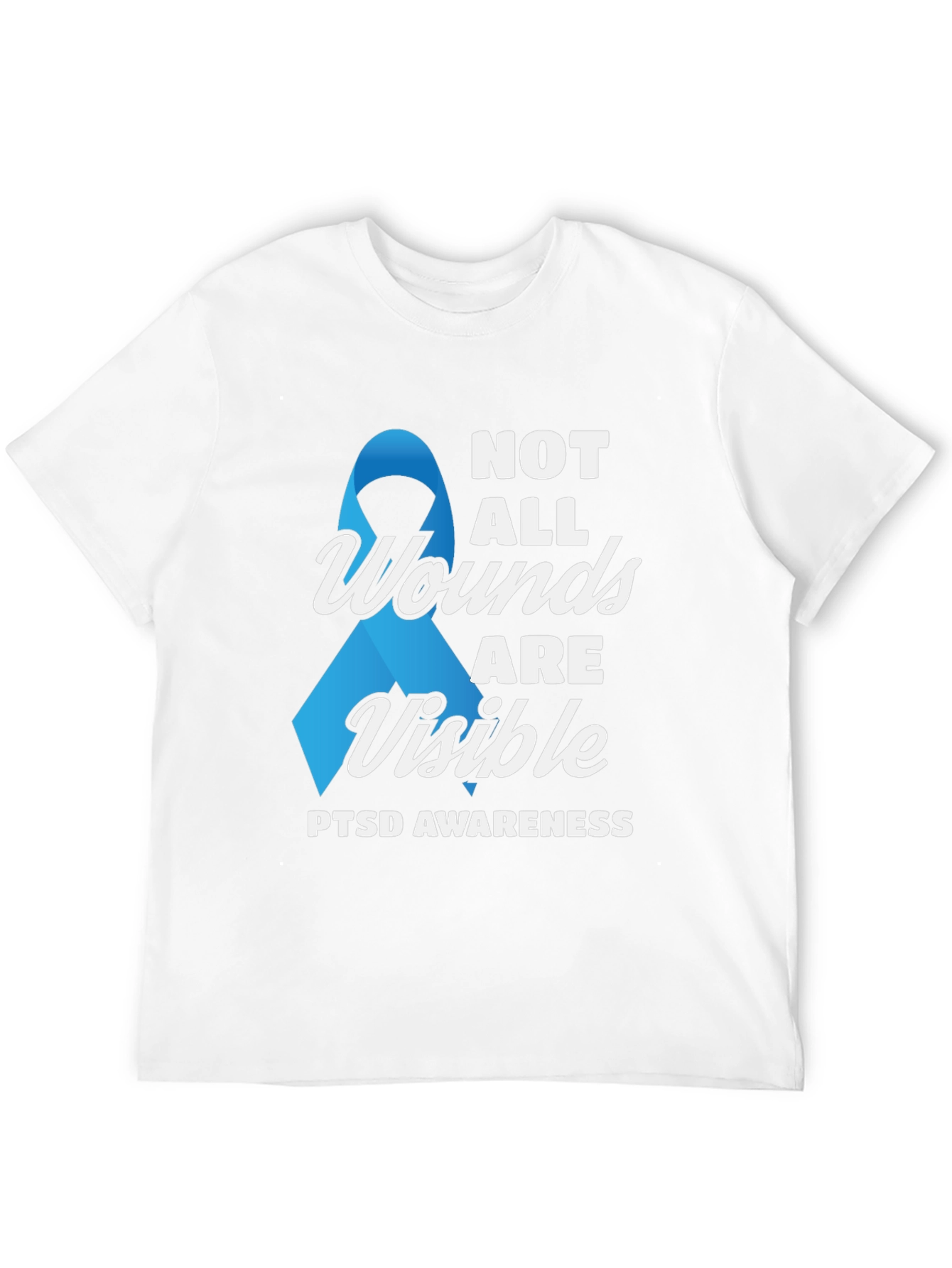 PTSD Awareness T-Shirt - Not All Wounds Are Visible
