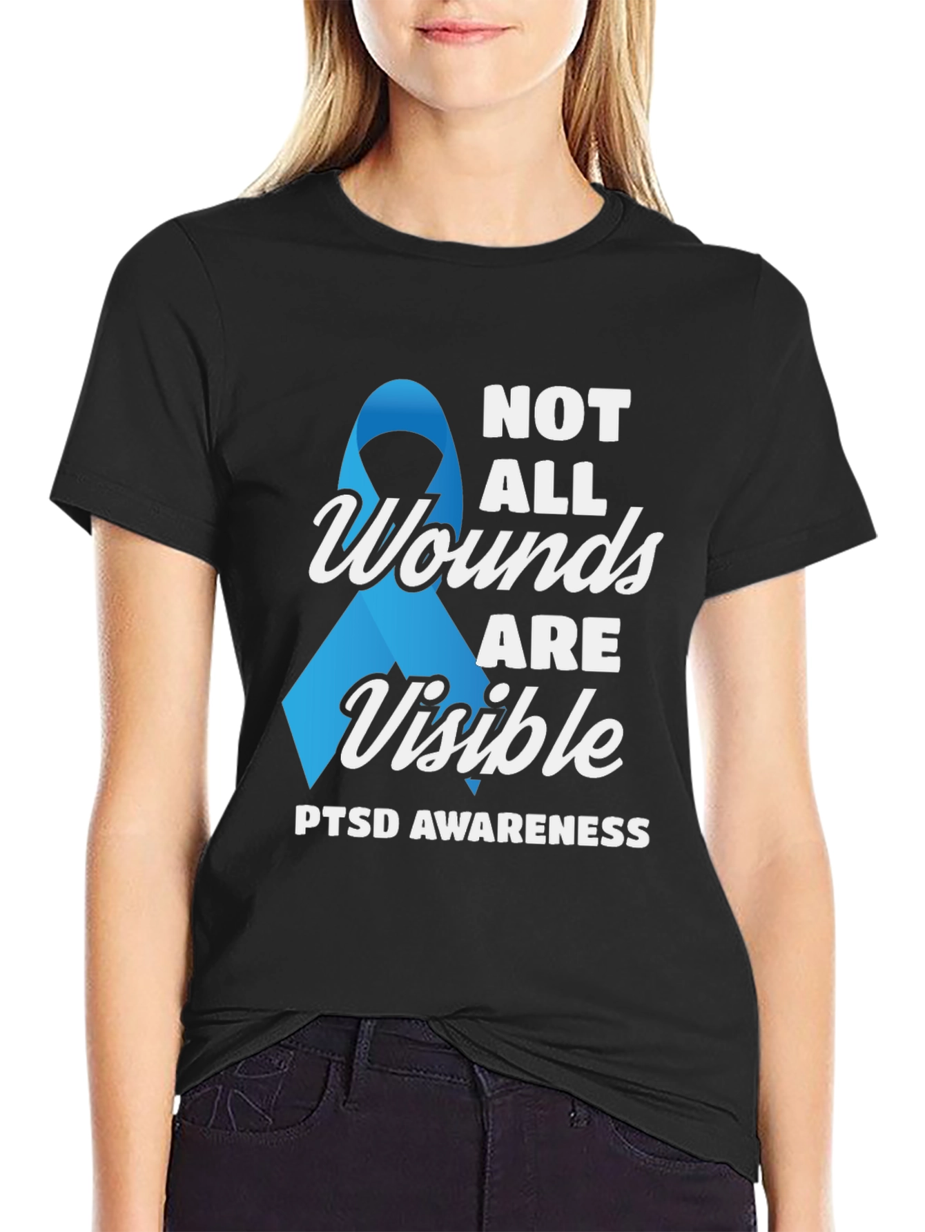 PTSD Awareness T-Shirt - Not All Wounds Are Visible