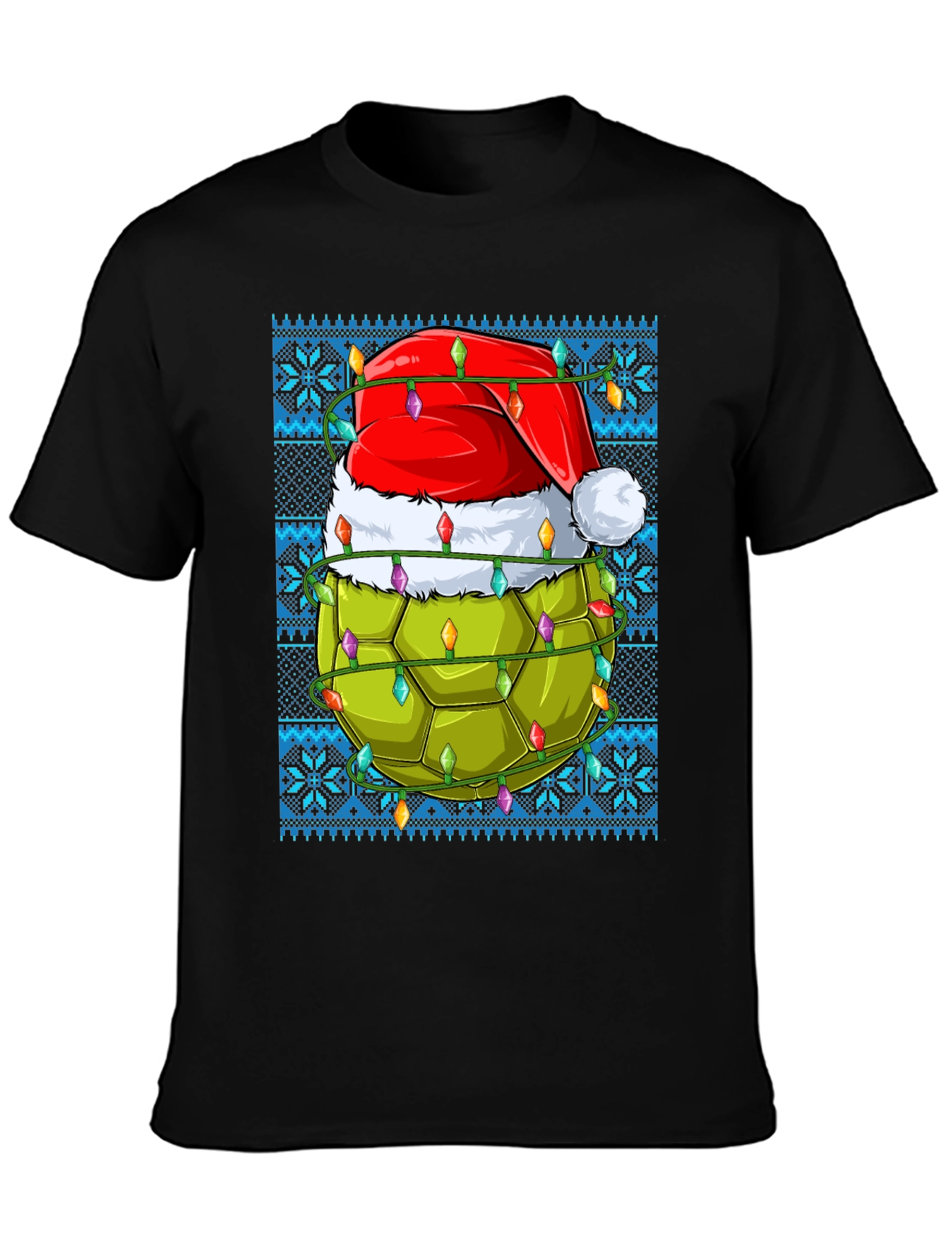 Festive Turtle Shell Christmas T-Shirt