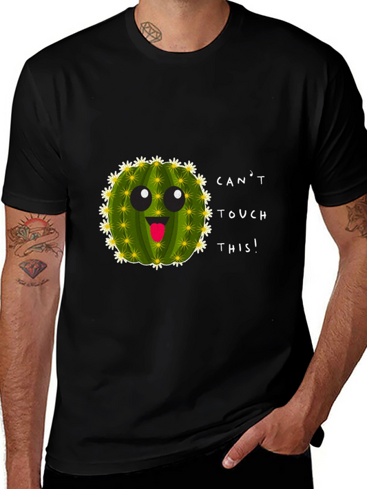 Cant Touch This Cactus Crewneck T-Shirt