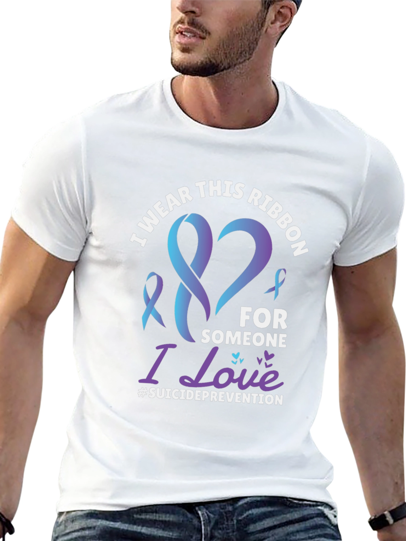 Suicide Prevention Awareness Ribbon T-Shirt