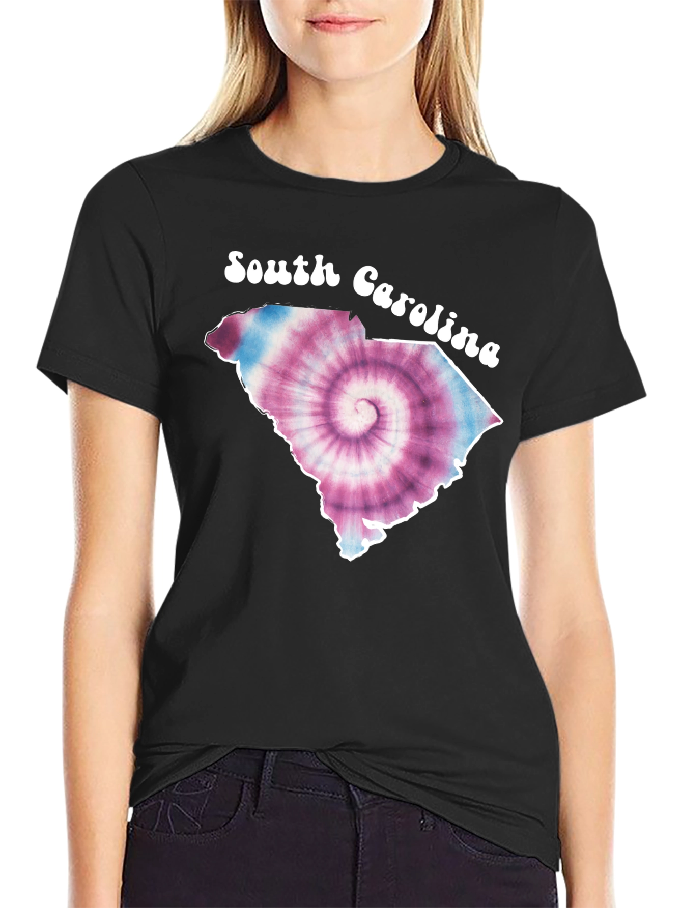 South Carolina Tie Dye Graphic T-Shirt