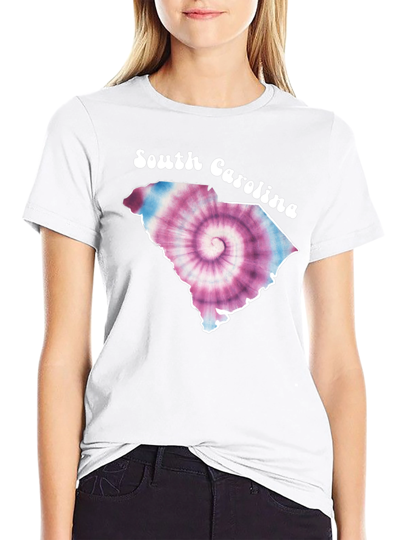 South Carolina Tie Dye Graphic T-Shirt