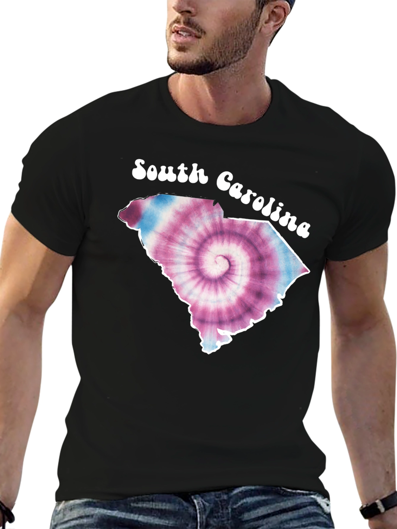 South Carolina Tie Dye Graphic T-Shirt