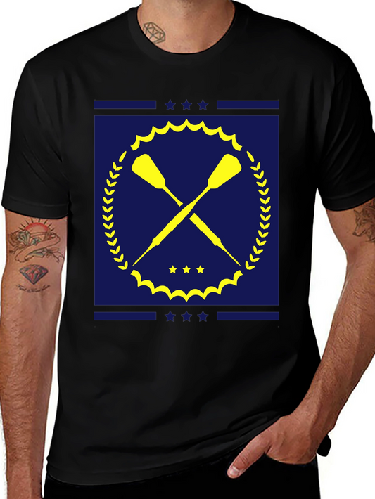 Oars and Stars Black T-Shirt