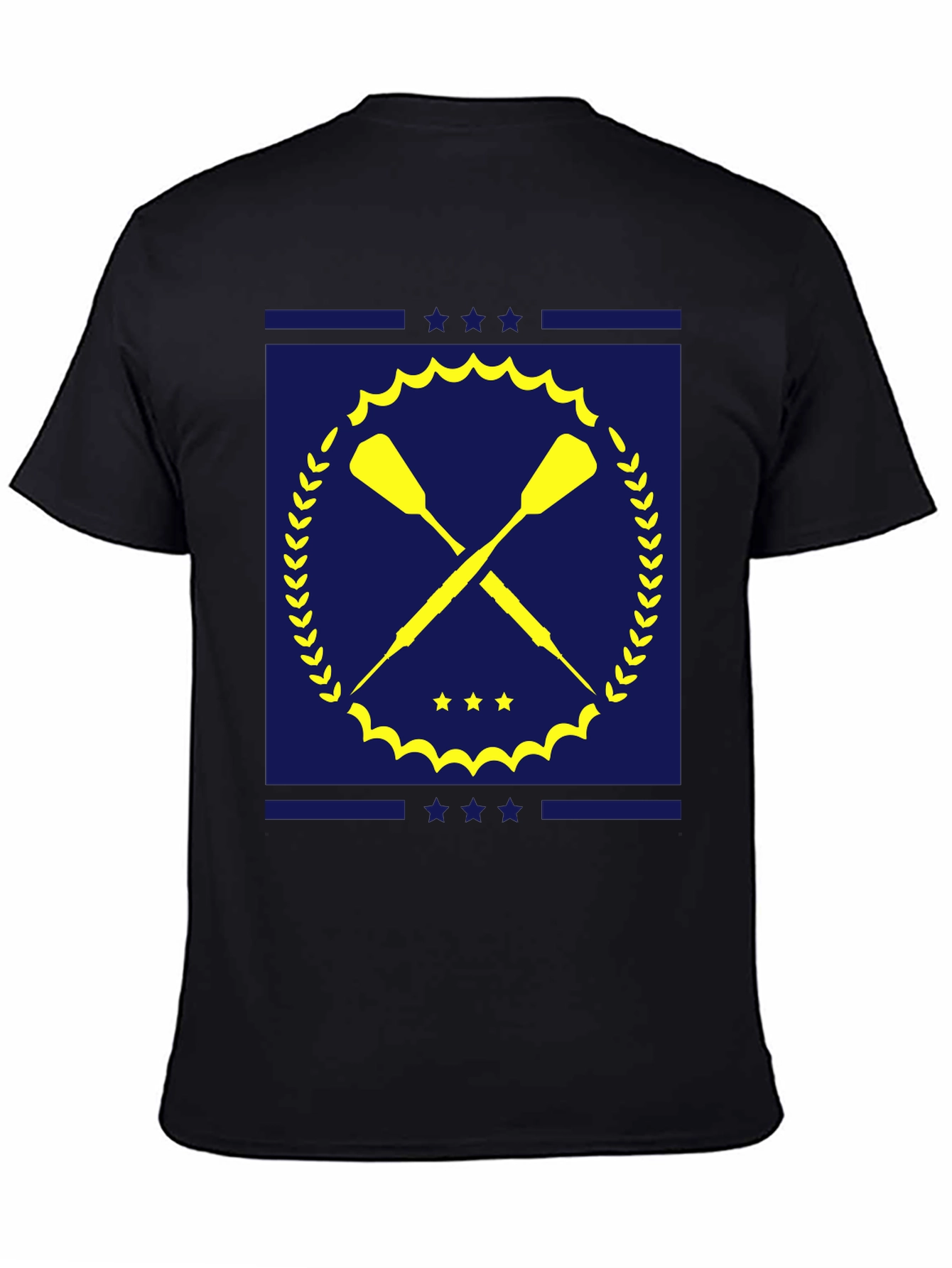 Oars and Stars Black T-Shirt