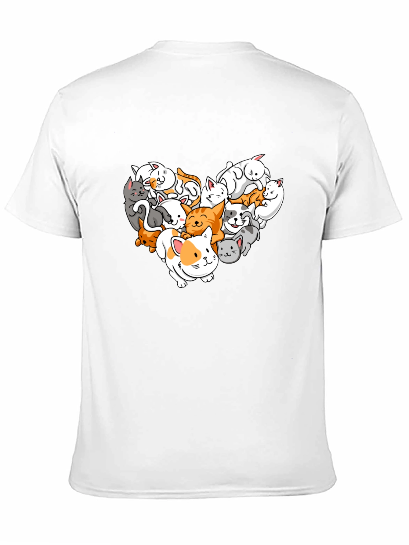 Cat Lover T-Shirt: Heart of Kitties!