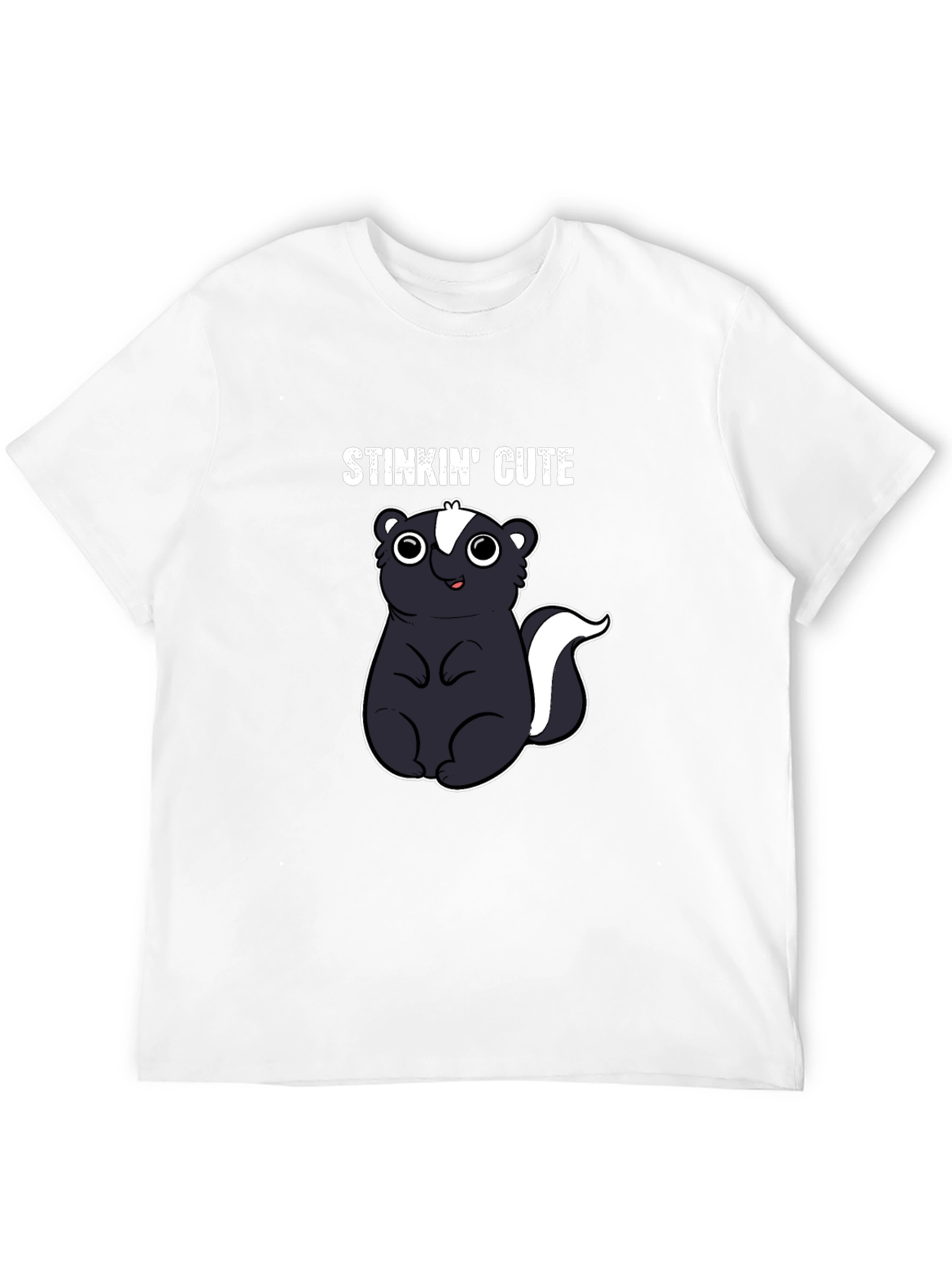 Stinkin Cute Skunk Graphic Tee - Fun Animal Shirt