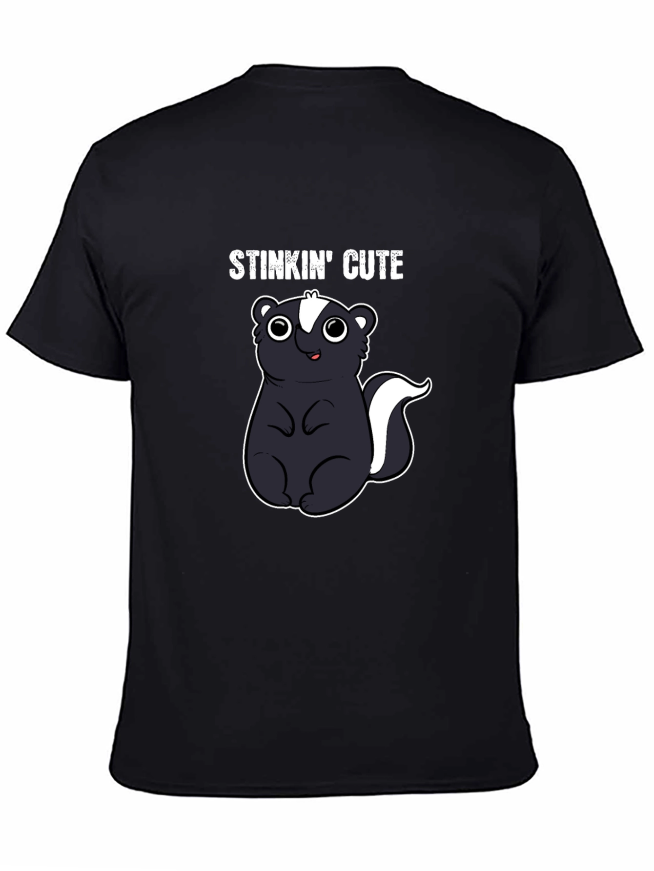 Stinkin Cute Skunk Graphic Tee - Fun Animal Shirt