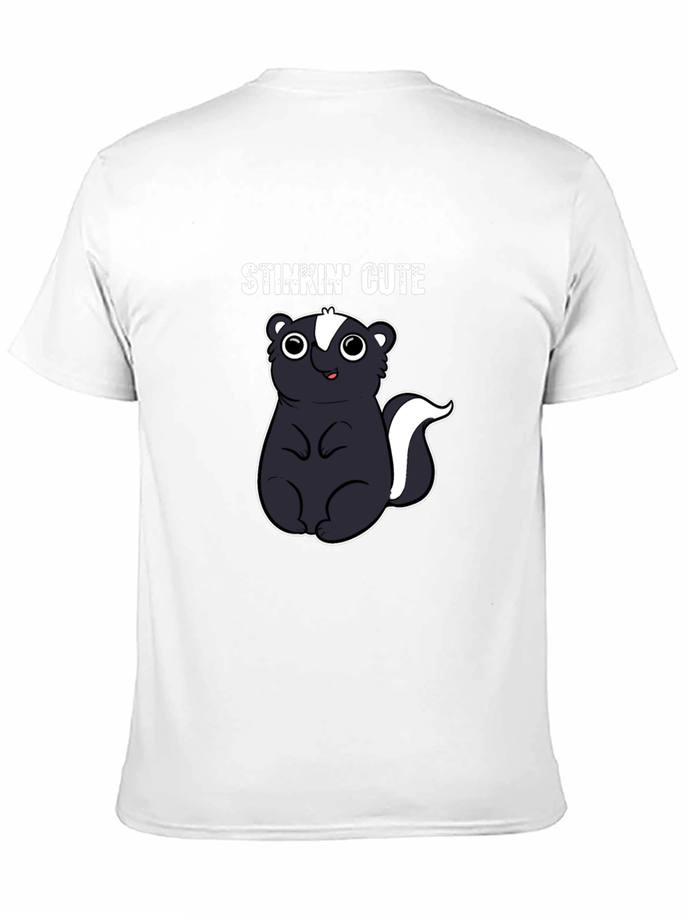 Stinkin Cute Skunk Graphic Tee - Fun Animal Shirt