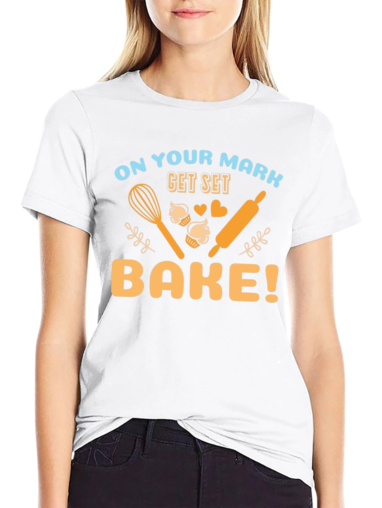 Bake T-Shirt - On Your Mark Get Set Bake!