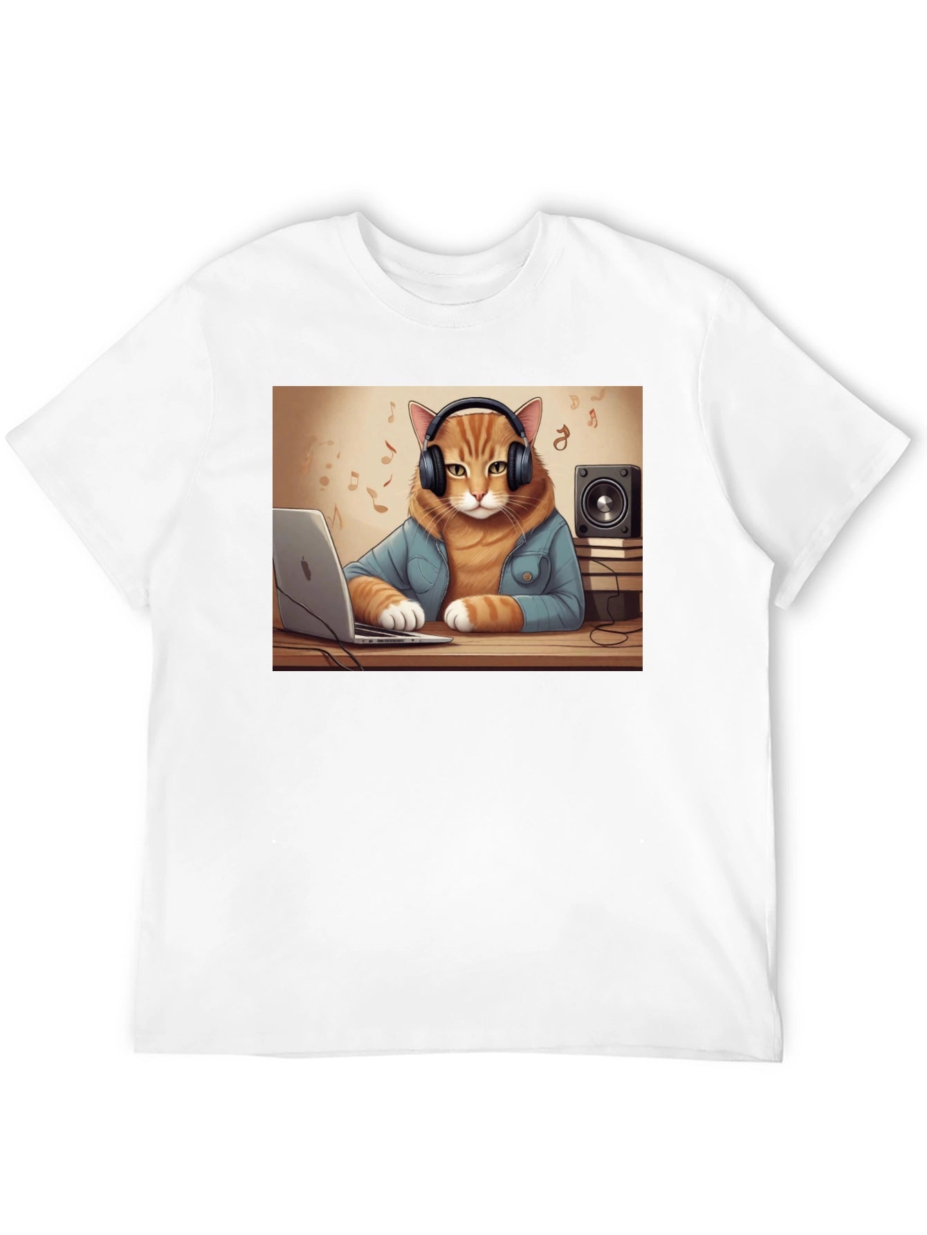 DJ Cat T-Shirt - Music Lover Tee