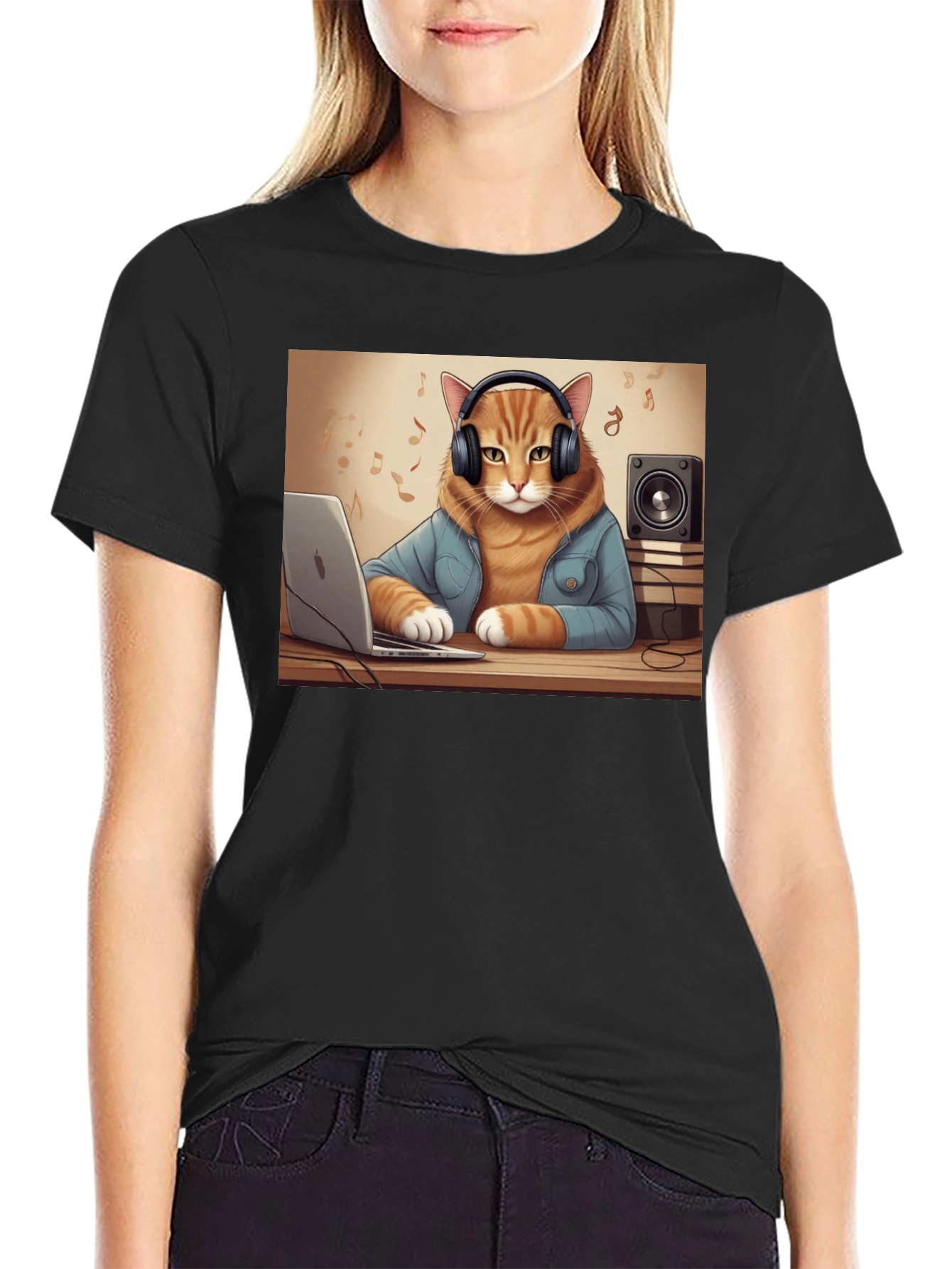 DJ Cat T-Shirt - Music Lover Tee