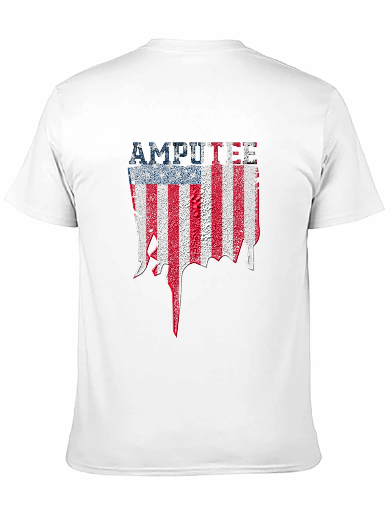 Amputee American Flag Graphic T-Shirt