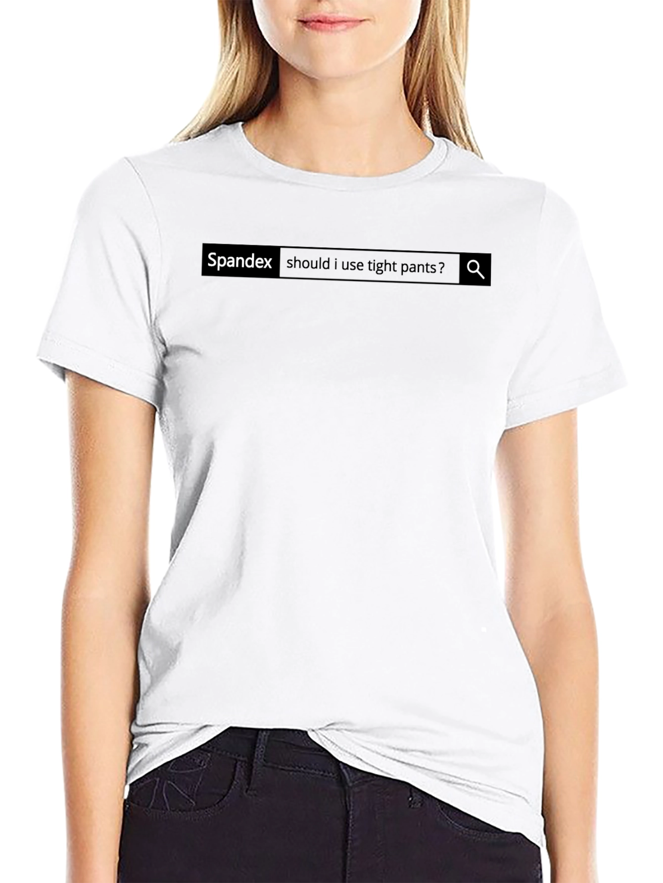 Spandex Search T-Shirt - Funny Internet Meme Tee