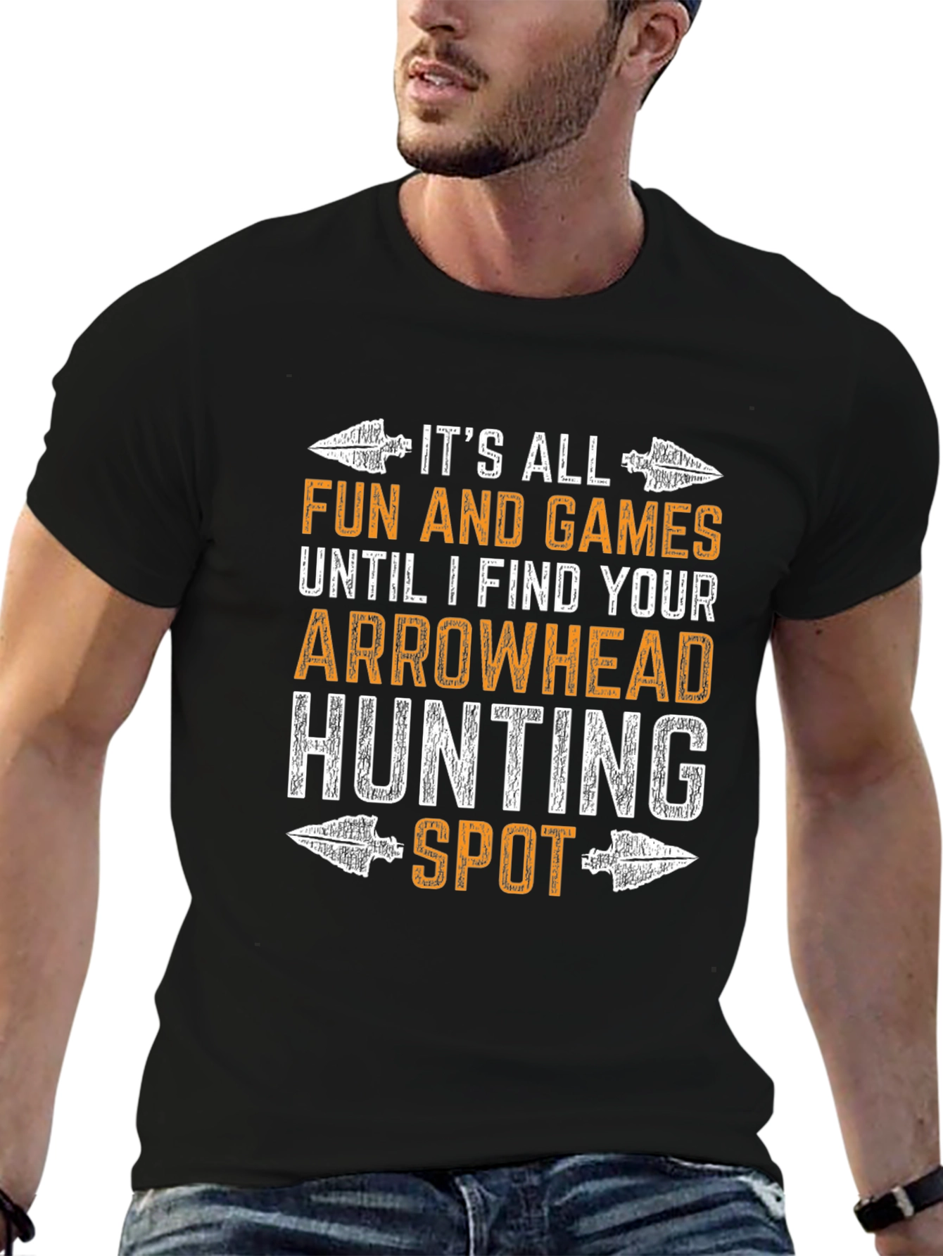 Funny Arrowhead Hunting T-Shirt