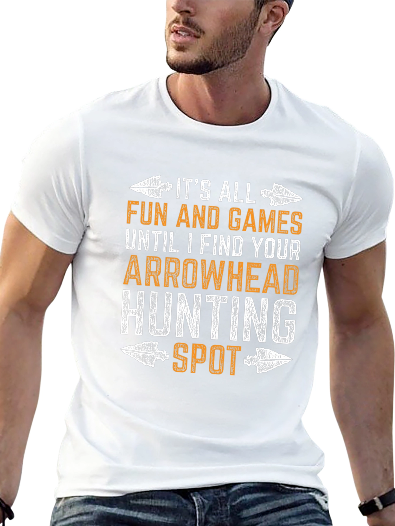 Funny Arrowhead Hunting T-Shirt