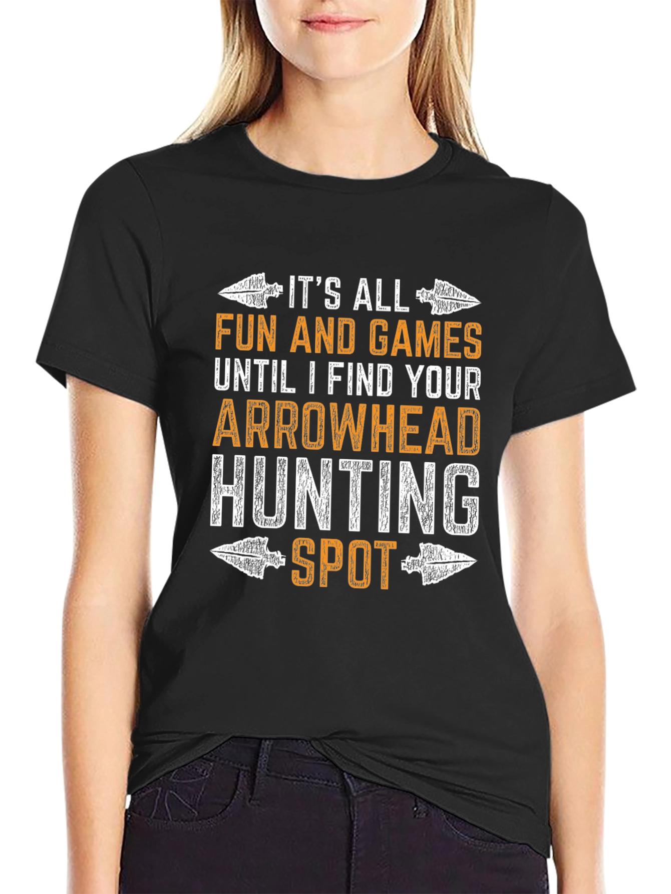 Funny Arrowhead Hunting T-Shirt