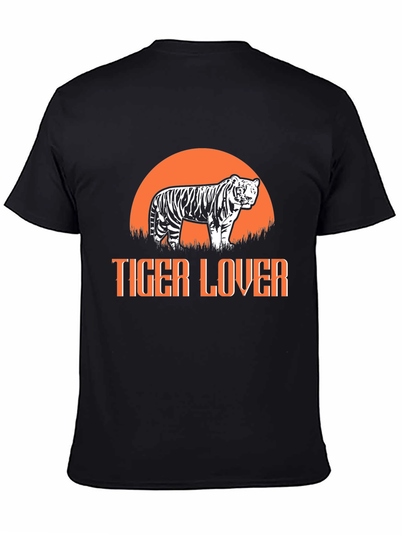 Tiger Lover Graphic Tee - Black T-Shirt