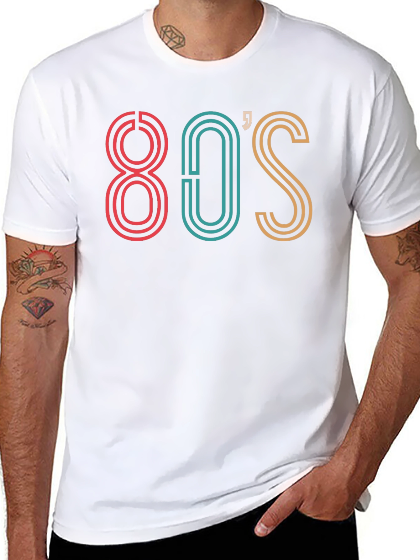 Retro 80s Style Graphic Tee