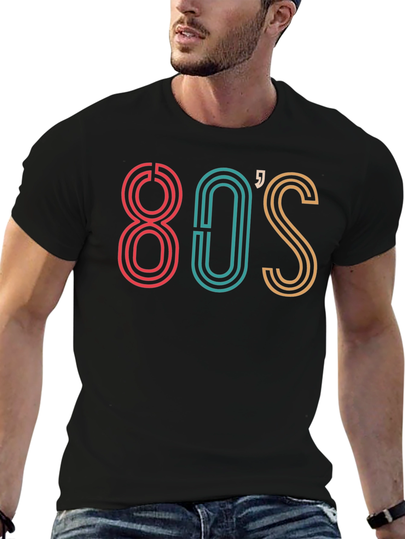 Retro 80s Style Graphic Tee
