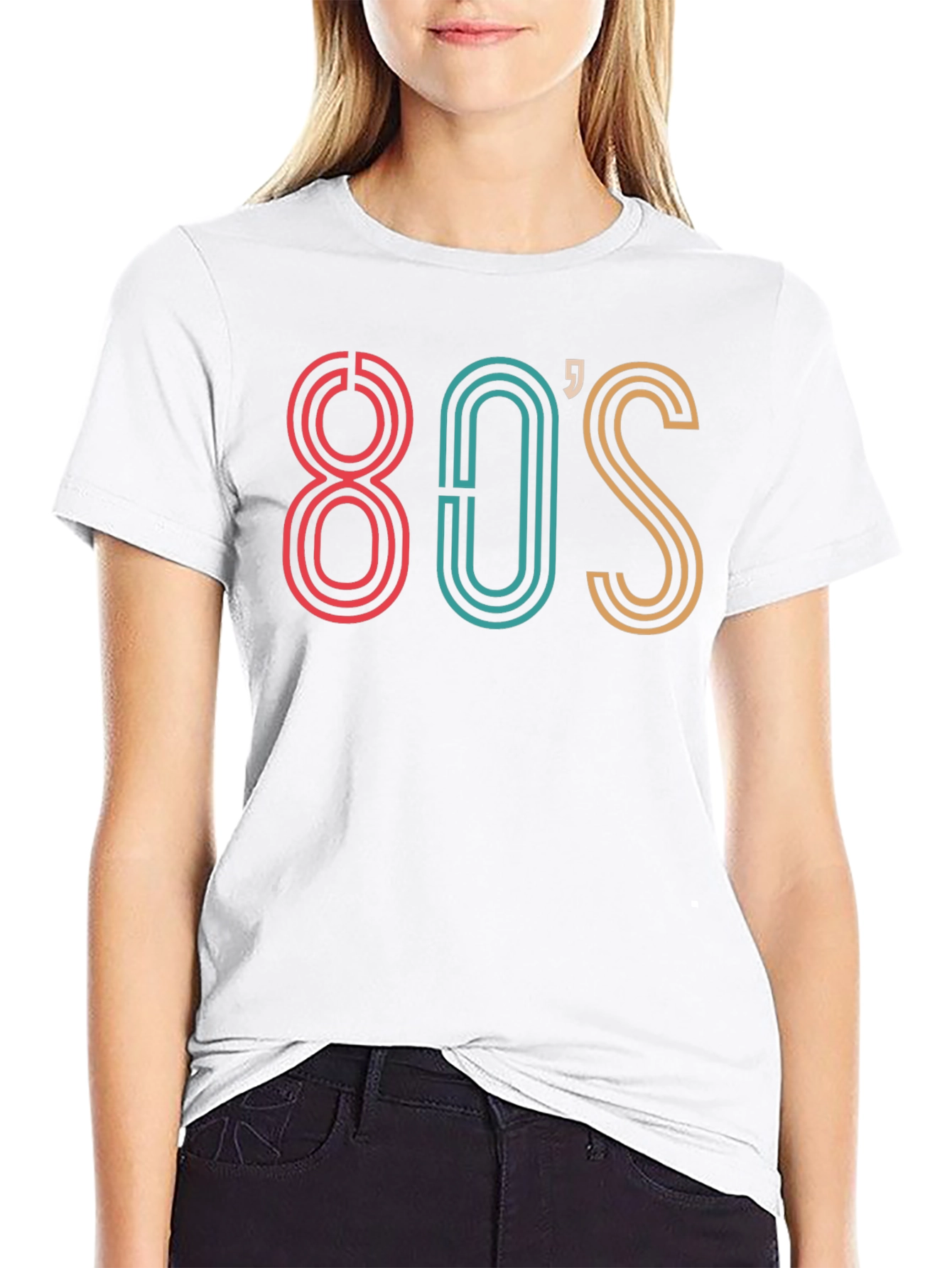 Retro 80s Style Graphic Tee