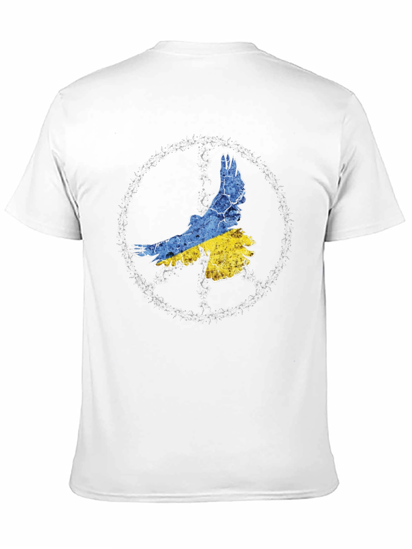 Ukraine Eagle Peace Symbol T-Shirt