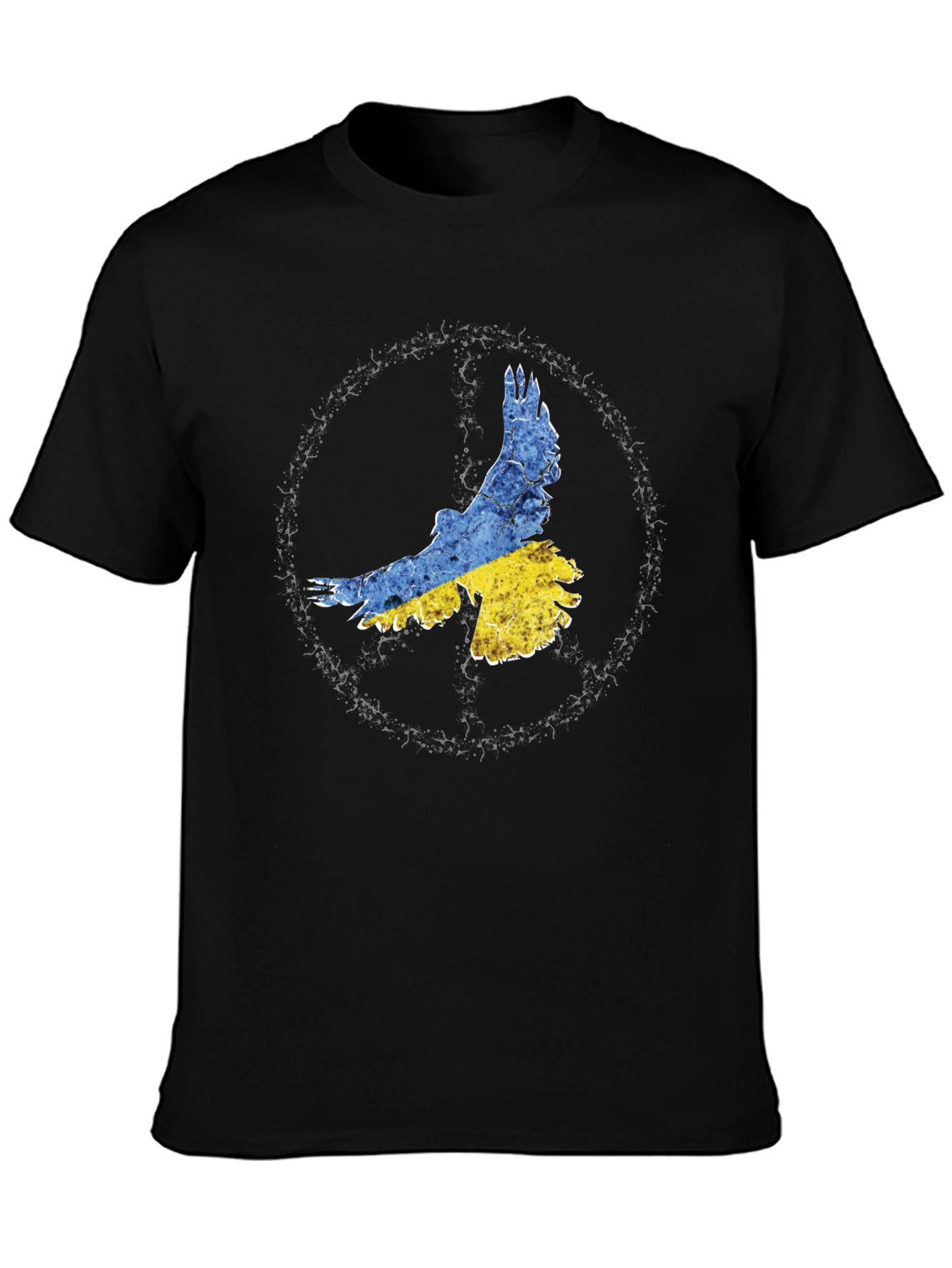 Ukraine Eagle Peace Symbol T-Shirt