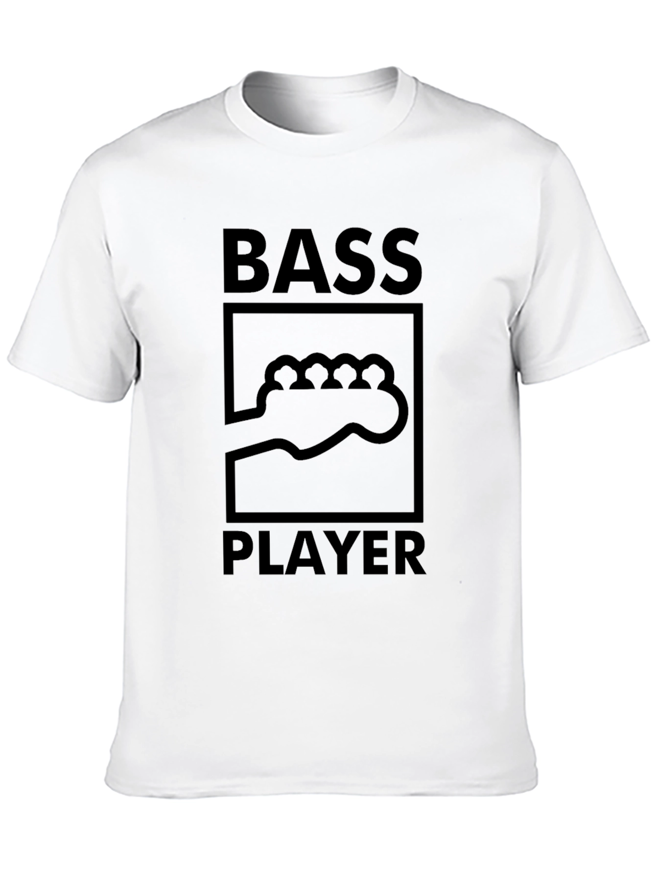 Bass Player Black T-Shirt - Music Lover Tee