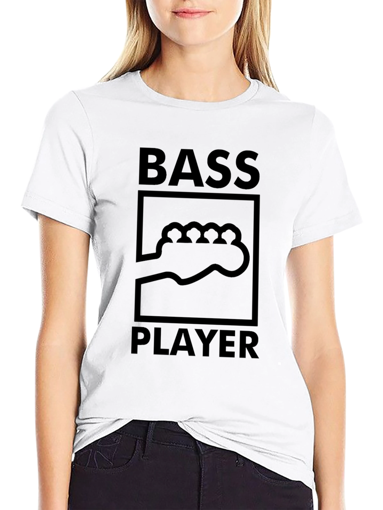 Bass Player Black T-Shirt - Music Lover Tee