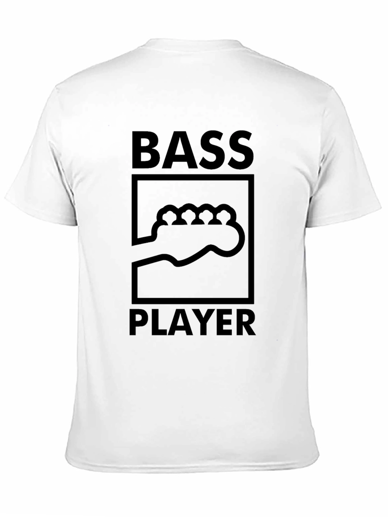 Bass Player Black T-Shirt - Music Lover Tee