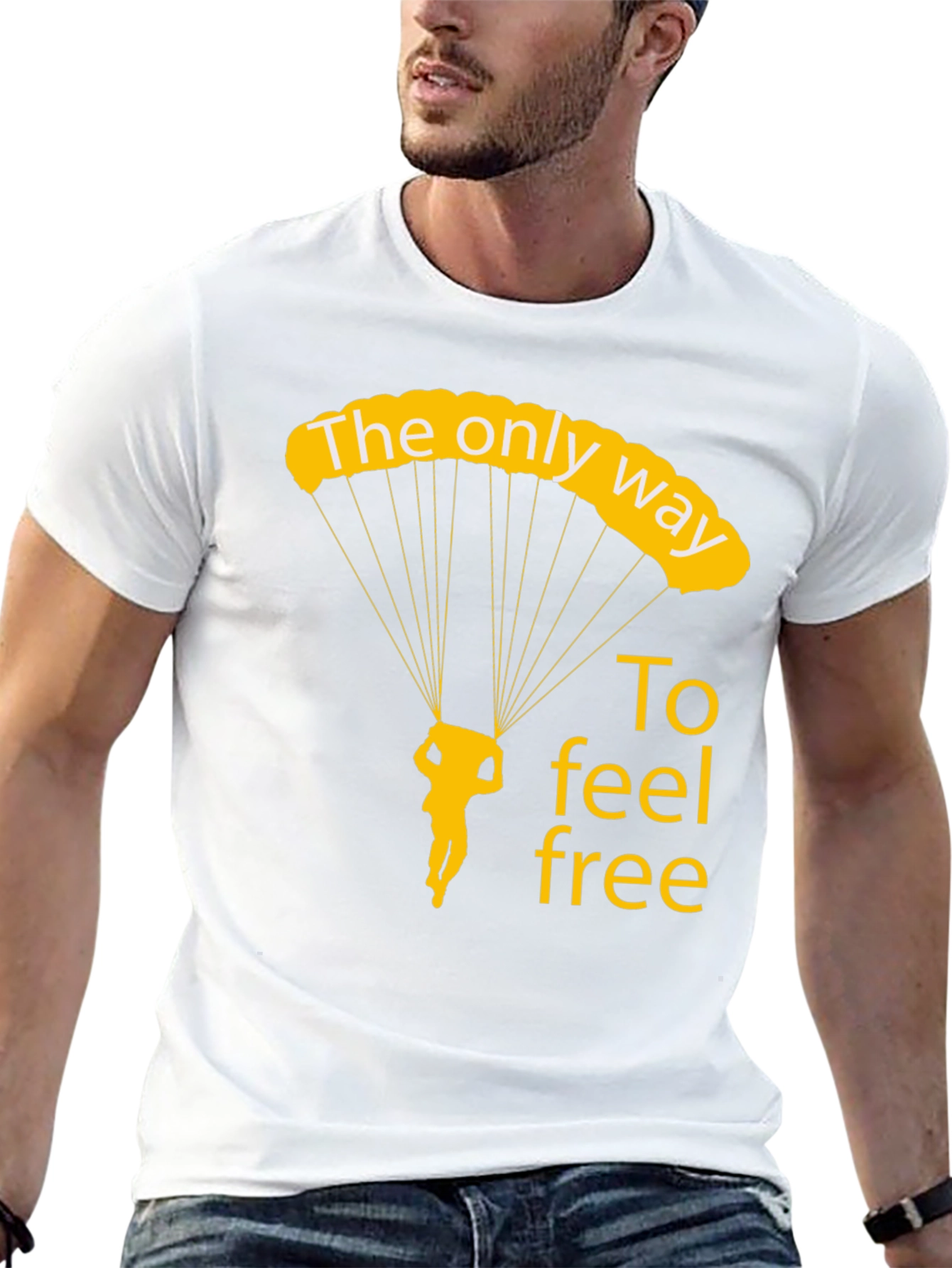 Skydiving T-Shirt: The Only Way to Feel Free