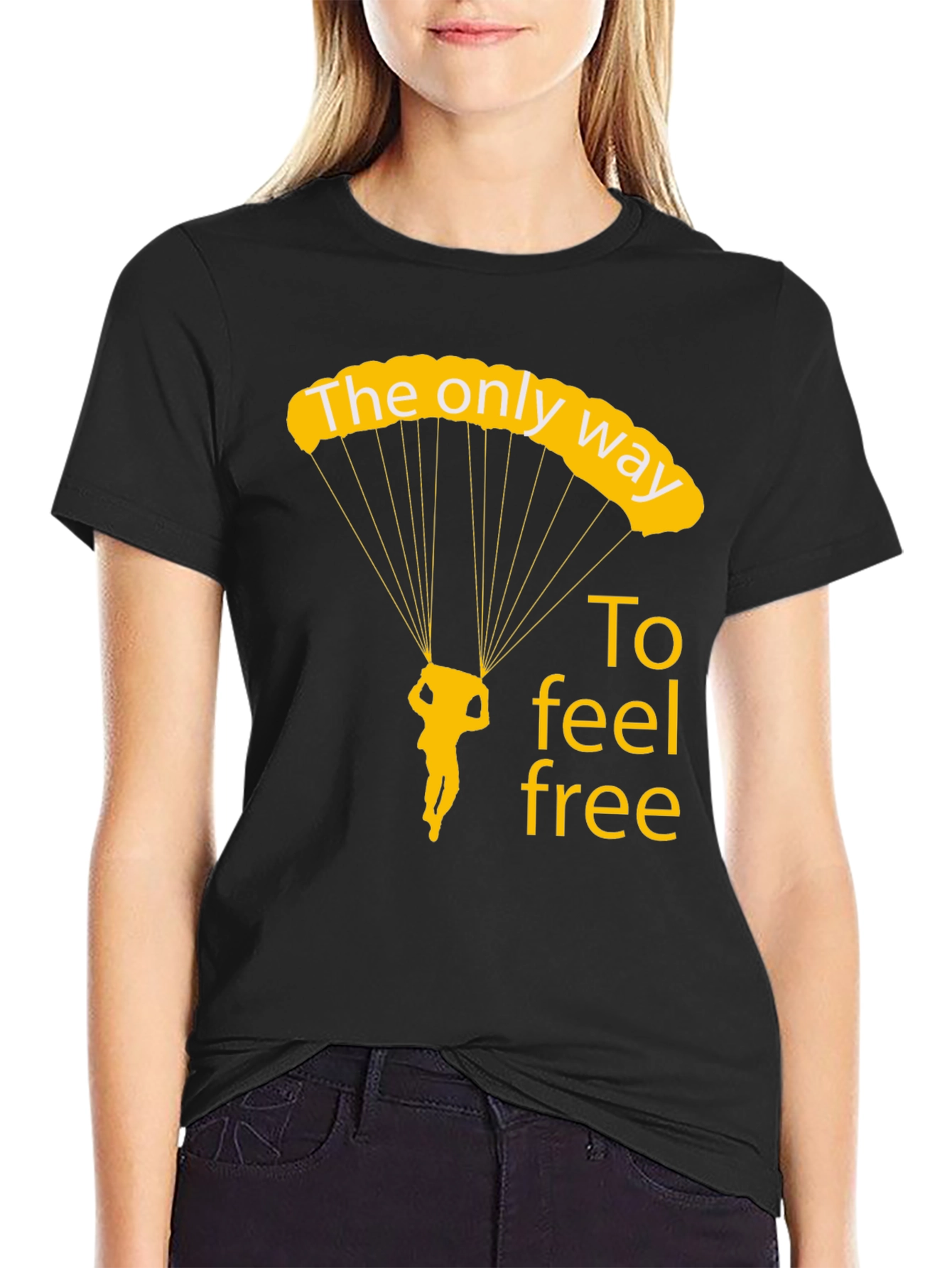 Skydiving T-Shirt: The Only Way to Feel Free
