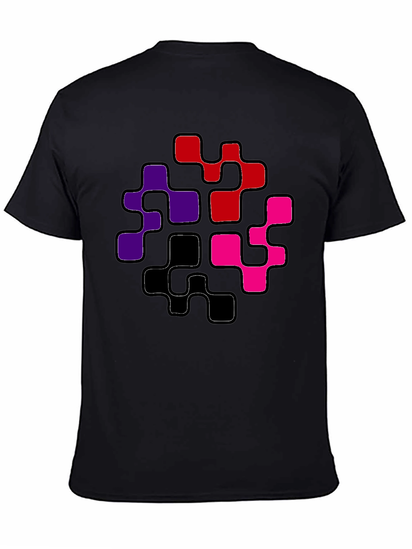 Abstract Geometric Pattern Mens T-Shirt